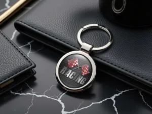 Porte-Clefs Custom Personnalisés Design Acier